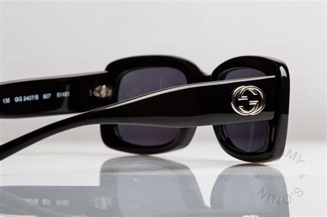 gucci gg 2407 s|VINTAGE GUCCI SUGLASES MODEL: GG 2407/S 3BK SIZE 51 .